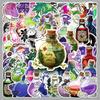 50-Piece Gothic Potion Bottle Stickers: Cool Waterproof Decorations for Journals, Card Making, and Refrigerator Décor