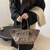 Fashion Leopard Wings Handbag 2025 New Large Capacity Trend Leisure Commuting Brand Luxury Underarm Shoulder Tote Bag For Women