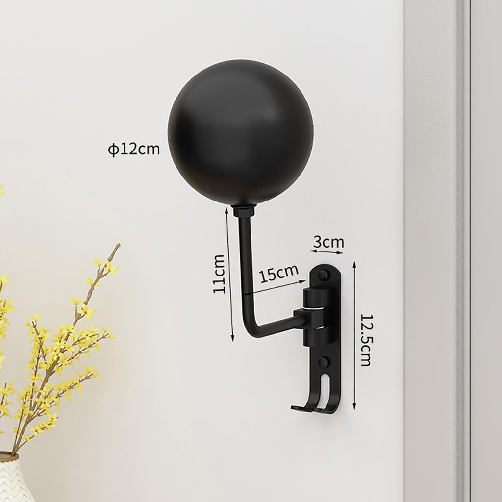 Universal Heavy Duty Metal Helmet Wall Mount for Motorcycle Bike, Space Saving Display Hanger Garage Organizer