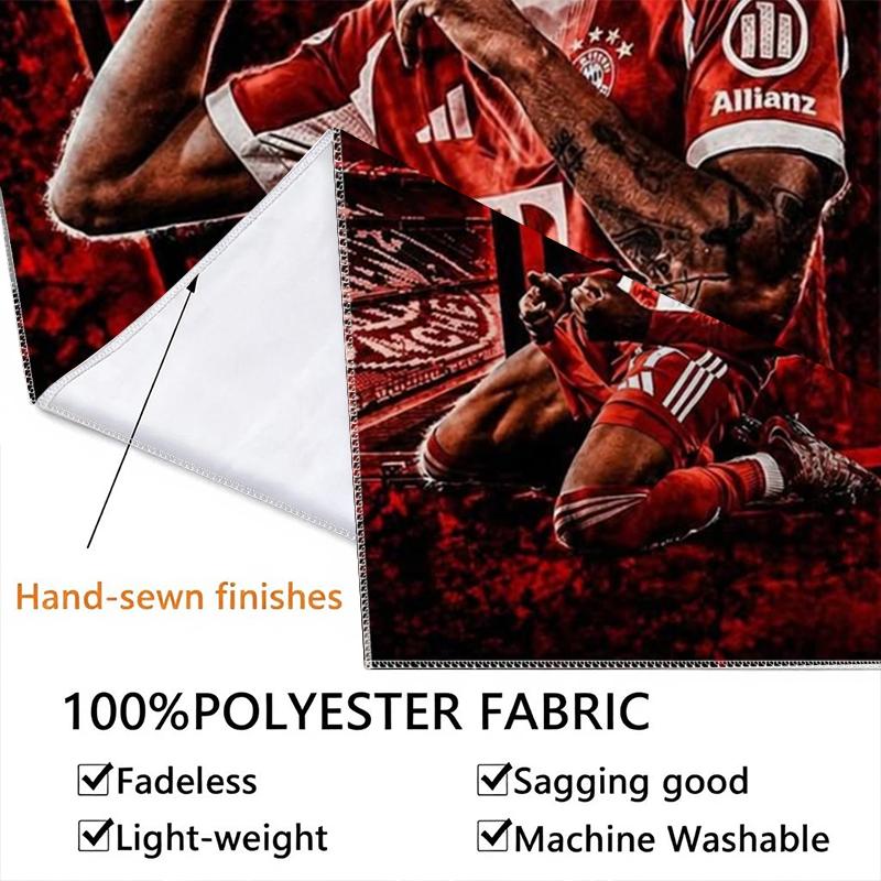 Michael Olise Wall Tapestry Aesthetic Wall Hanging Printed Fabric Blanket Decorative Tapestries for Bedroom Living Room Home Decor