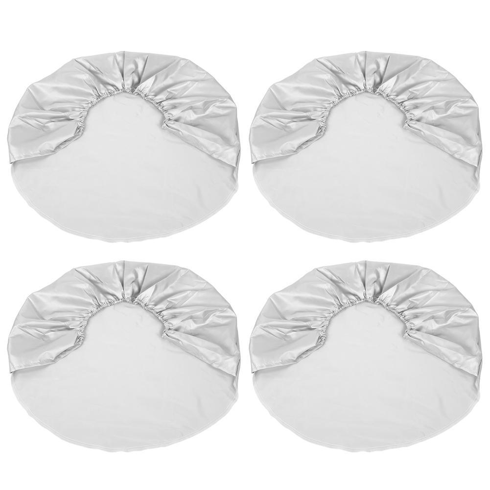 Tire Tyre Cover Tire  Cover 27"-29" Wheel Tire Tyre Silver  Cover for Car  RV SUV Truck Trailer