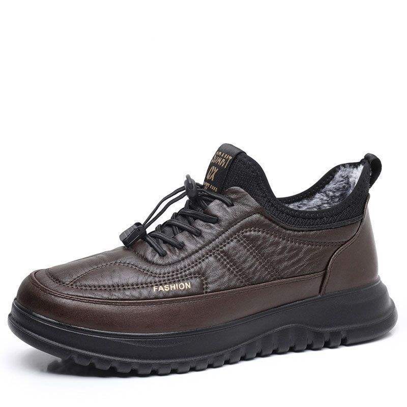 

Laobei winter velvet thickened warm high-top thick-soled men s snow boots cold-proof minus 40 degrees men s cotton shoes 44