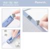 Planwith Push Paper Clip Pusher Set Smile Design Reusable Mini Binder for File Index Office Binding Tools