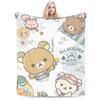 Rilakkuma Korilakkumas  Blanket Quality Super Soft  Throw Blanket Winter Boy Girl Couch Bed Aesthetic Bedspread