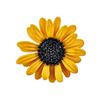 Sunflower Brooch High-End Female Small Daisy Brooch Pin Sunflower Anti-Light Suit Sweater Accessories