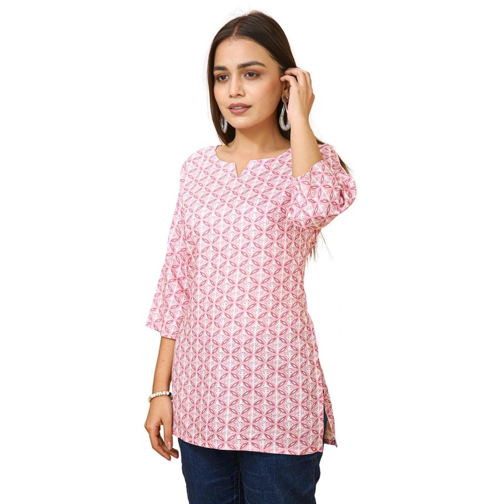 Indian Women Office Wear Top Kurti Set Bollywood Casual Regular Sleeves Kurta