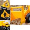 Bright Yellow Engineering Construction Truck Excavator Digger Vehicle Car Toy For Kids
