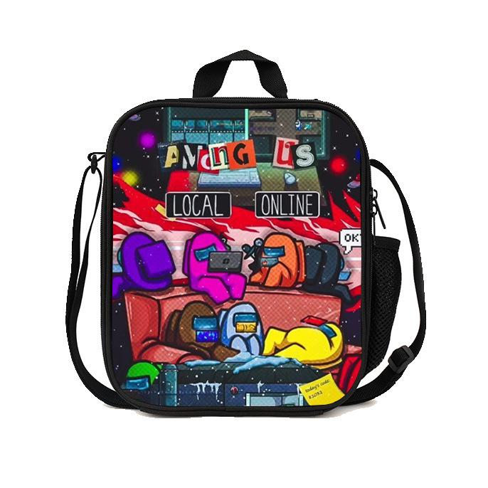 Among Us Space Werewolf Insulation Meal Bag Ice Cube Cartoon Lunch Insulation Bag Outdoor Picnic Ice Bag