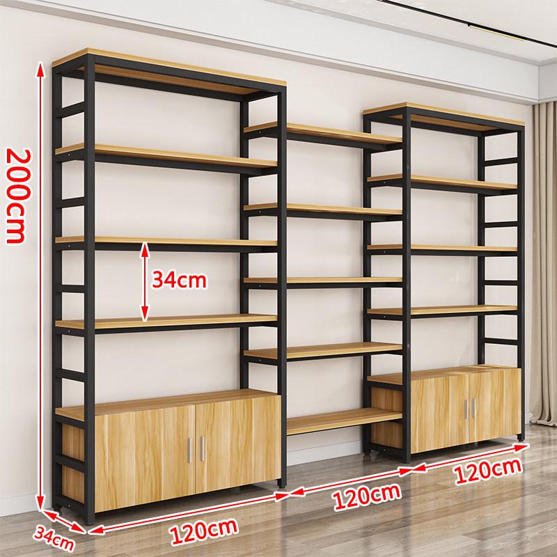 Multi-Layer Display & Storage Rack for Supermarkets and Convenience Stores