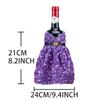 Dust-proof Wine Bottle Covers Sequined Champagne Bottle Cover New Christmas Decoration