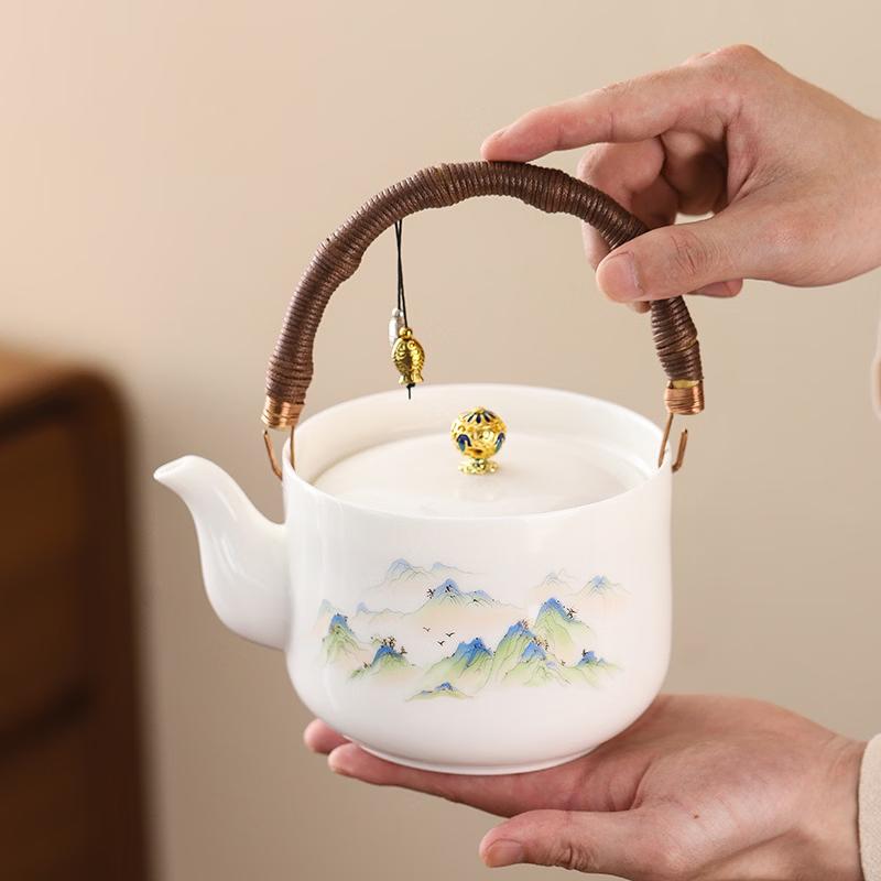 Thousand Li Landscape General Ceramic Teapot
