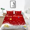 Christmas Gift Quilt Cover Pillowcase Two Or Three-Piece Set Digital Printing Polyester Cartoon Series