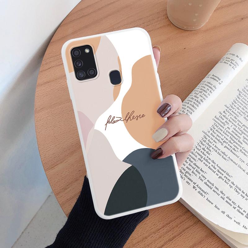 For Samsung Galaxy A21S A50 A51 A52 A32 A31 Phone Case Fashion Leopard Print Pattern Soft Silicone Fundas Protective Cover Shell