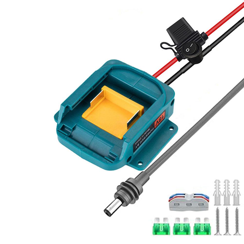 Power Wheels Adaptor for Makita 18V Li-ion Battery Power Mount Connector DIY Adapter Dock Holder For Power Tool RC Toys Robotics
