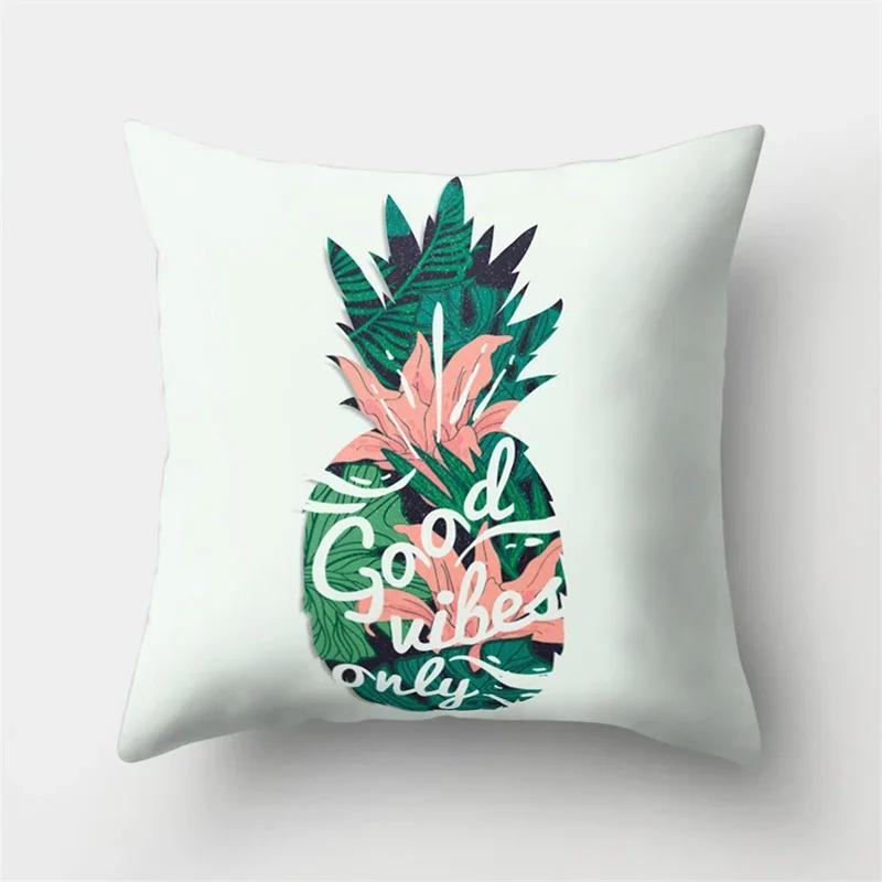 Creative Cartoon Pineapple Fruit Art Bedroom Sofa Car Waist Cushion Pillowcase Home Decoration