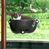Suction Cup with Plush Pad Cat Sunbath Seat Cat Window Bed Cat Accessories Hanging Bed Cat Hammock