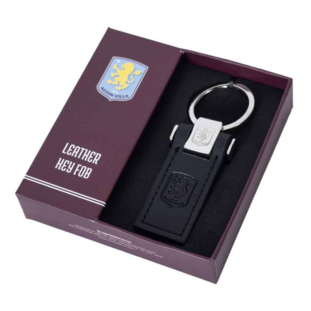 Aston Villa FC Leather Key Ring