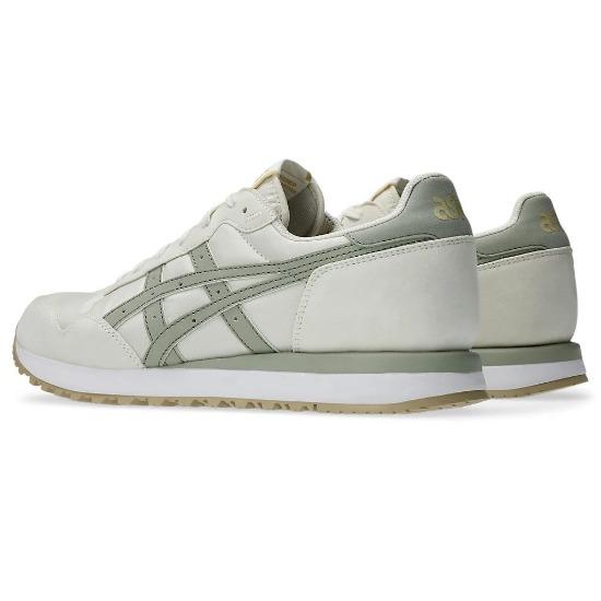 Asics Baskets Unisexe Tiger Runner 2 Crème Gris Olive 1203A293-101