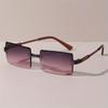 9pcs Rectangle Stylish Sunglasses For Female Male Cute Candy Color Decorative Shades For Vacation Beach Party Shades Eyeglasses UV400