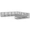 11 Piece Garden Lounge Set Solid Pine Wood