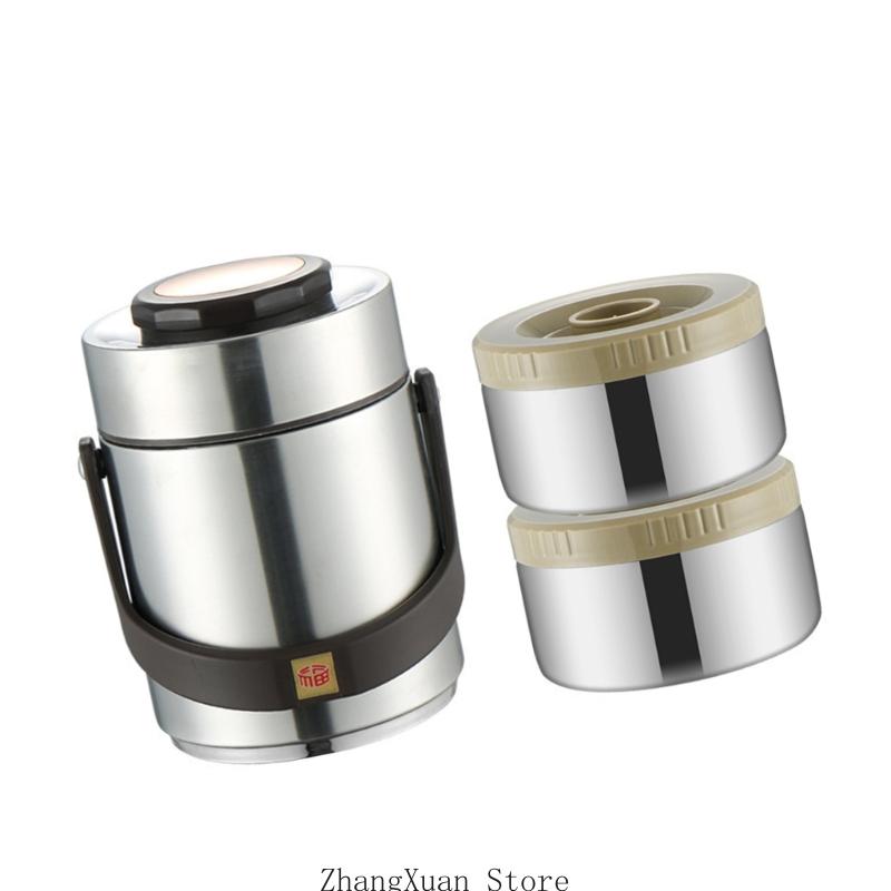 3XUF Stackable Nonrust Steel Heat Capacity Leak Proof Insulated Lunch Container For Hot Soup Meals Travel Hiking