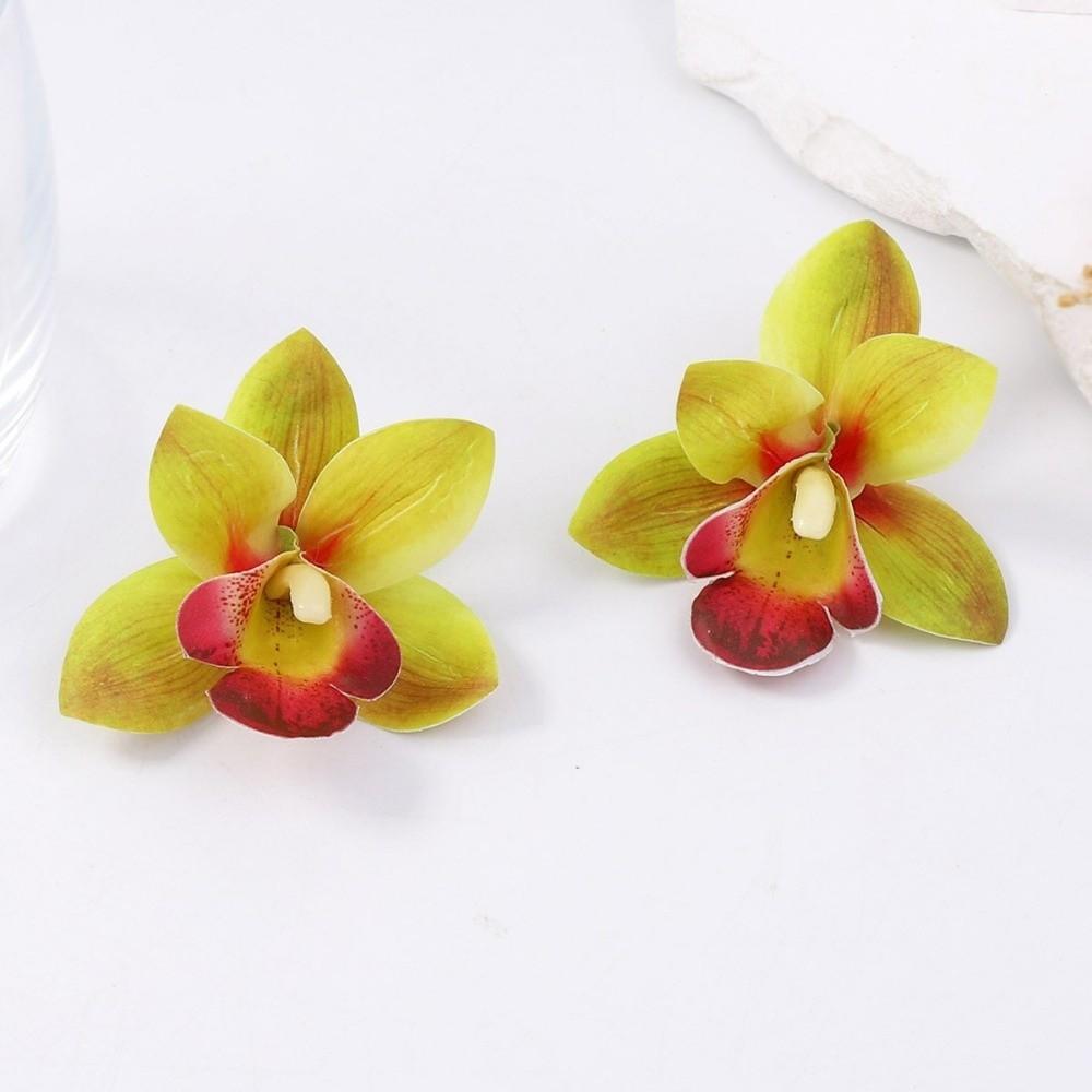 Korean Style Large Flower Earrings Butterfly Orchid Bohemian Dangle Earring  Beach