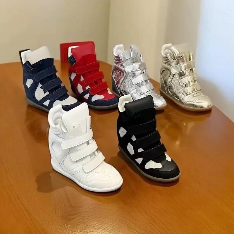 Women's Boots High Platform Sneakers Fashionable Wedge Heels Snow Boots Design Women Shoes