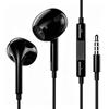 RWWR Wired Earphones, New Version, 3.5mm Jack, HiFi Sound Quality, Deep Bass, Noise Cancelling, Microphone, High-Resolution Audio, Clear Calling,