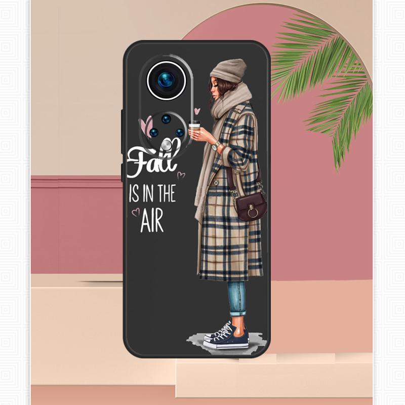 Fashion Girl Art Case For Honor Magic 7 Lite 5 6 8 Pro Honor 400 200 X9c X9b X9a X8b X8a X8c 50 70 90 Cover