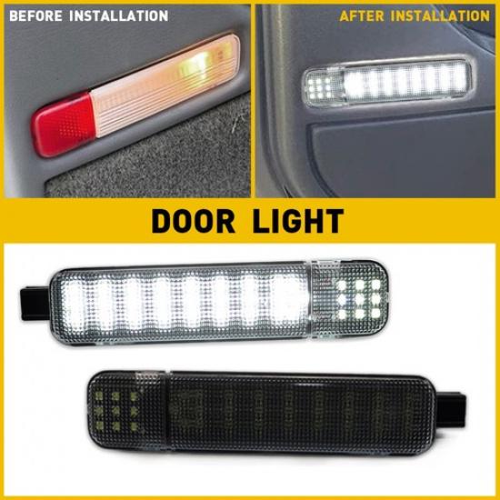 2PCS LED Door Courtesy Light For Chevy Silverado Suburban Tahoe GMC Sierra EOA