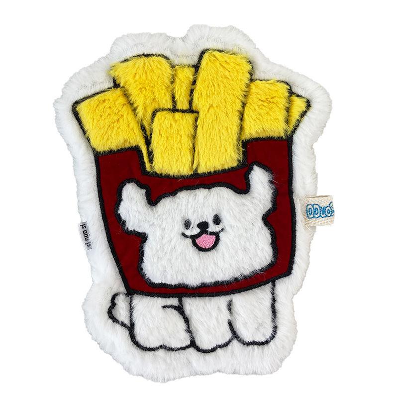 Pet Dog Sound-making Toy with Vibrating Paper, Soft Fur, Cartoonish Design To Relieve Boredom. Corgi, Terrier Puppies, Interactive Toy, Amazing!