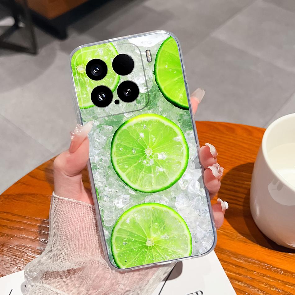 Leisure Flower Case For Xiaomi 15 Pro Clear Phone Bags Colourful Soft Back Cover For Xiaomi15 15Pro Silicone Anti Drop Housing