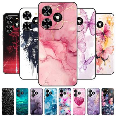 For Infinix Smart 8 Case X6525 Marble Soft Matte Silicone Back Cover For Infinix Smart 8 Pro Smart8 Plus Full Coverage Shell