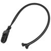 Silikon Anti-Verlust Lanyard Hörgerätehalter Riemen Schutzseil für ältere Menschen(Schwarz )