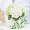 1 szt. 39 cm Biały Sztuczny Bukiet Kwiatów Hortensji do Dekoracji Domu, Pokoju, Ślubu, Dekoracja Stołu, Kompozycja Kwiatowa