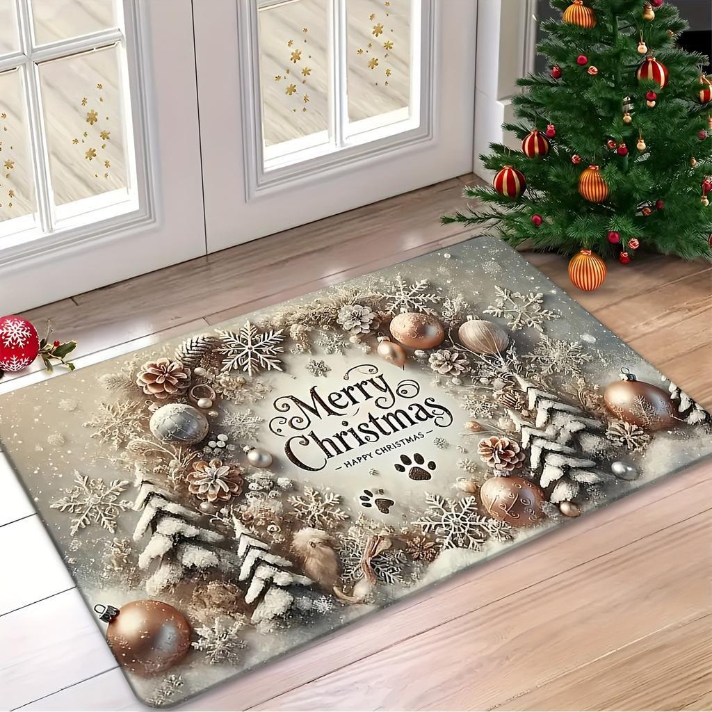 1Pcs Anti Fatigue Kitchen Rug, Ultr Print Waterproof Non-Slip Thick Cushioned Mat Comfort Standing Mat