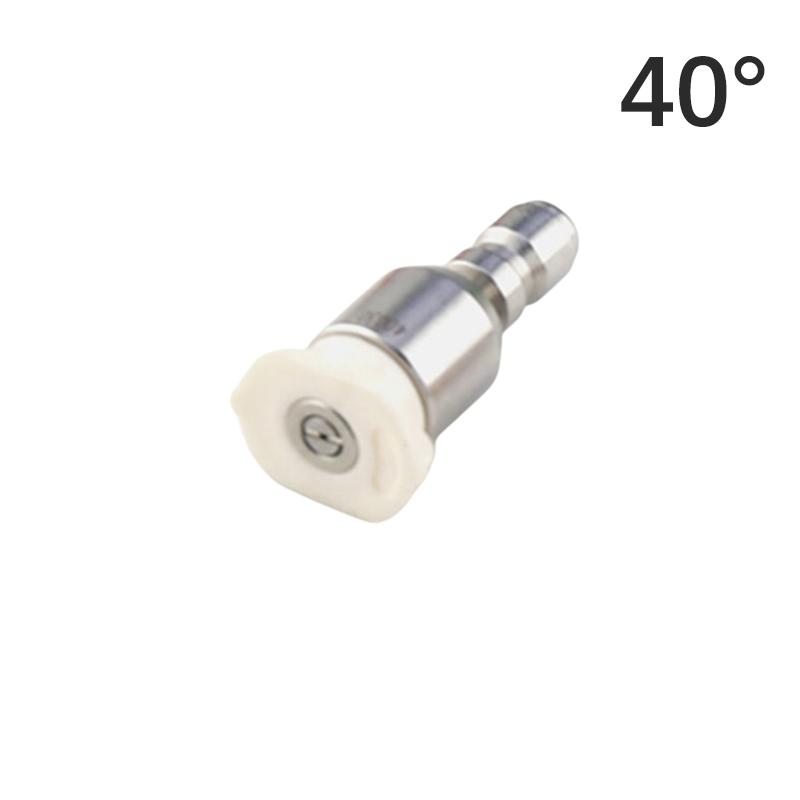 360 Degree 1/4" Stainless Steel Quick Connect High Pressure Spray 0 15 25 40 Degree Nozzle Car Wash Accessories
