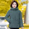 Genuine down jackets for mothers in winter, new middle-aged and elderly short styles, thickened warm white duck down, and thick foreign gas jackets.