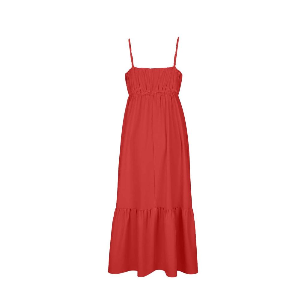 Lässiges und modisches Damenkleid, Langer Rock