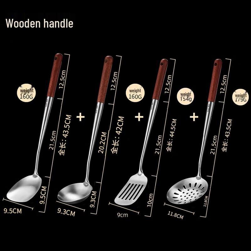 

Jingyuheng Long-Handle 304 Stainless Steel Kitchen Utensil