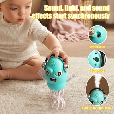 Dancing Octopus Toy Smart Sensor 8-Leg Auto-Dance Pet Toy Crawling Obstacle Sensor Toy with Music Lights Cat Dog Decompression Toy for Pets Kids
