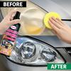 Professional Car Headlight Restoration Kit - Removes Yellow Coating, Enhances Brightness & Scratch Removal with Polishing | PE M