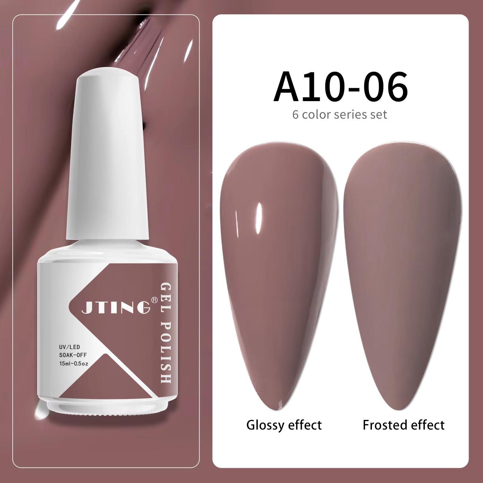 

JTING Гель-лак для ногтей под собственной торговой маркой, без HEMA, ВЕГАНСКИЙ, набор 6 цветов, с уникальным дизайном упаковки, салонный УФ-гель, OEM флаконы