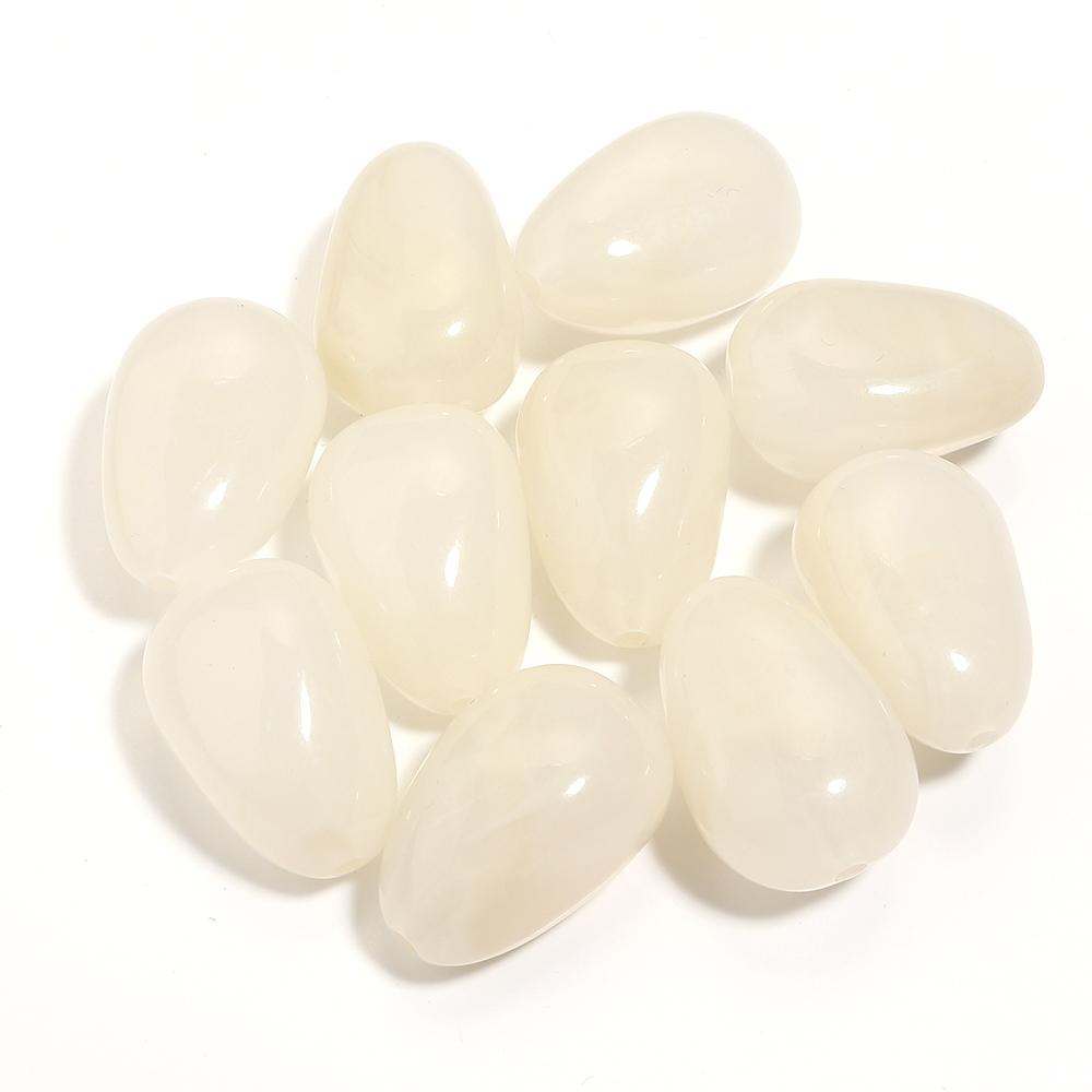 10pcs 29x20mm Irregular Acrylic Beads Colorful Oval Cloud Beads Loose Beads For DIY Jewelry Making Bracelet Necklace Accessories