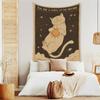 Cute Cat Flower Hanging Cloth Office Living Room Tapestry Home Wall Decoration Tapestry