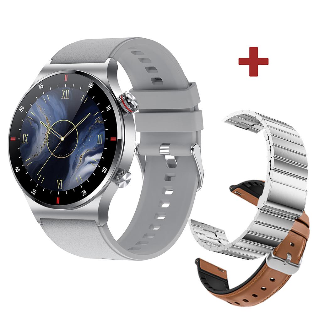 Nfc Bluetooth Anruf Smartwatch Herren EKG PPG Blutdruckmonitor Sport Fitness Business Smartwatch Ips Qw33 Für Ios Android