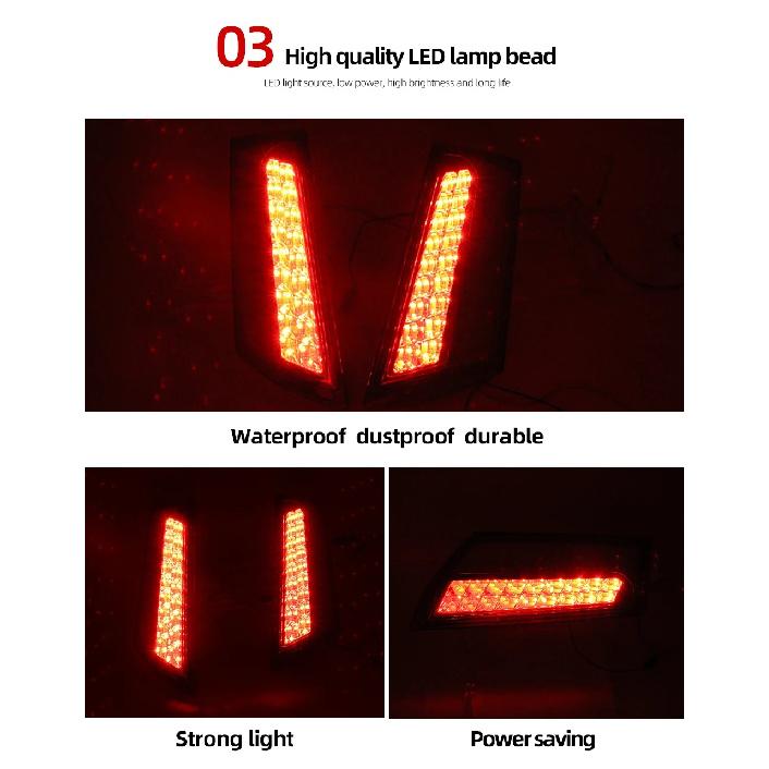 LED Rear Trunk Pillar Tail Light For Ford Ecosport 2013 2014 2015 2016 2017 2018 2019 2020 2021 2022 Driving Brake Lamp
