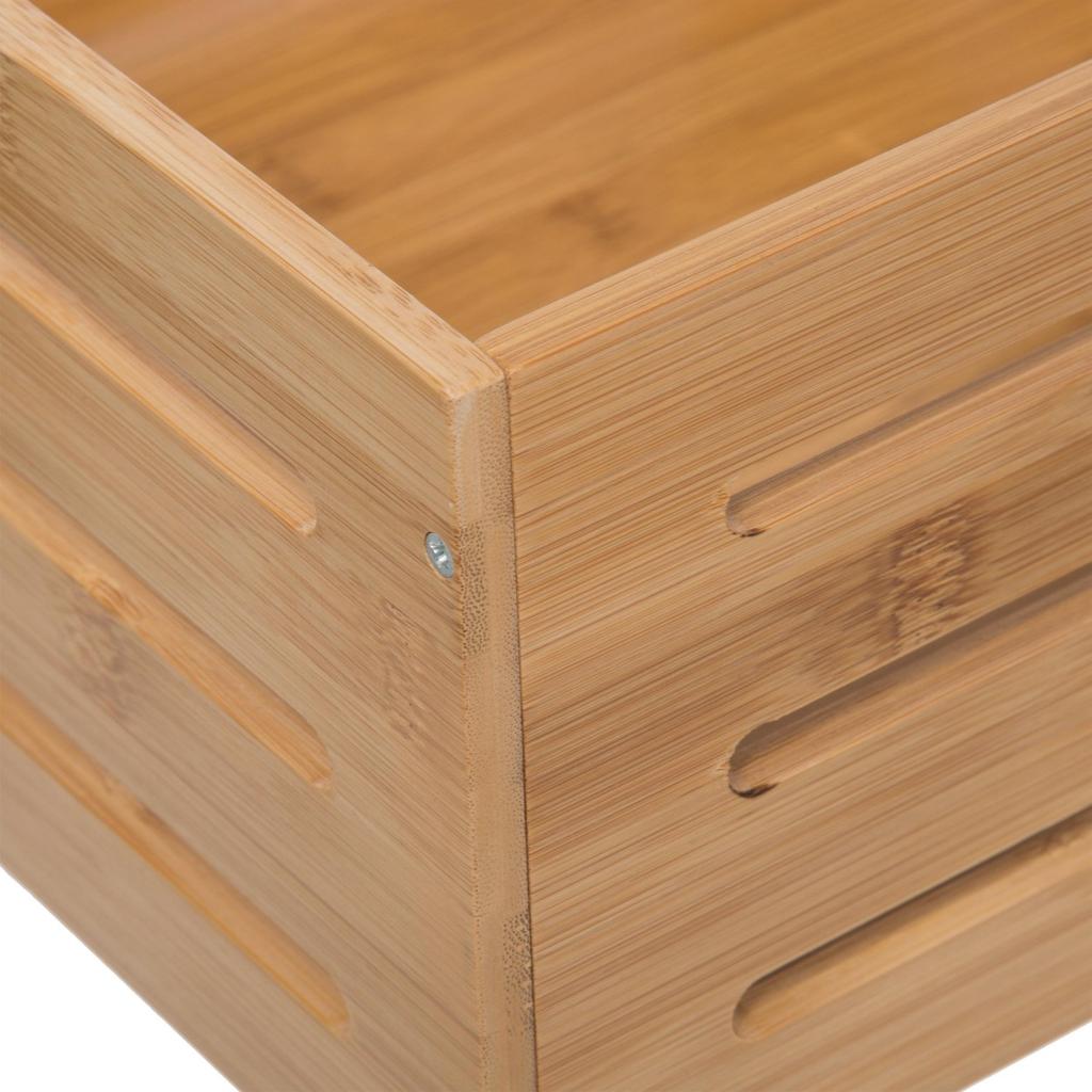 Bamboo Storage Basket 31x15cm