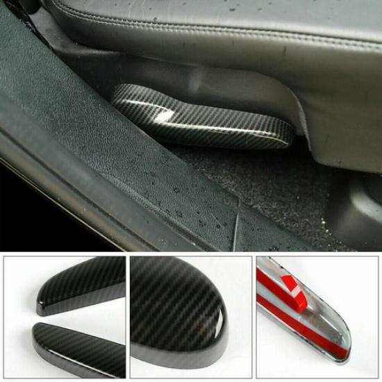 For 11- Jeep Grand Cherokee Carbon Fiber Rear Seat Handle Switch Cover Trim