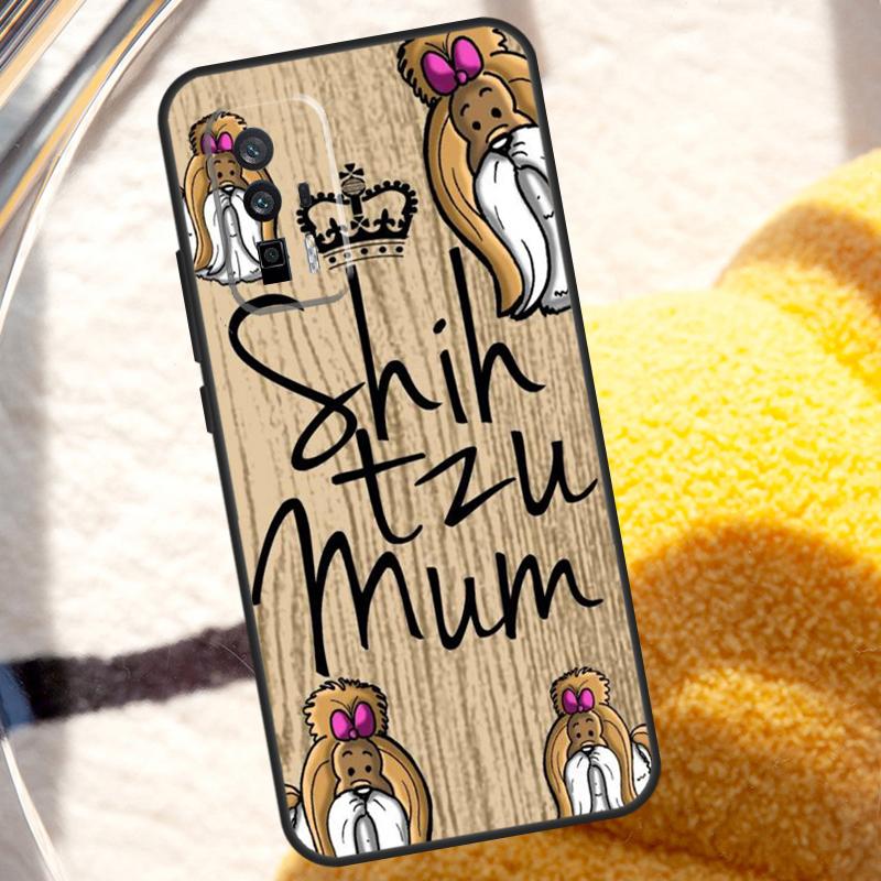 Cartoon Shih Tzu Dog Case For POCO X6 M6 X3 Pro X5 F3 F5 M5s Xiaomi 13 14 Ultra 12 Lite 11T 12T 13T Pro Cover